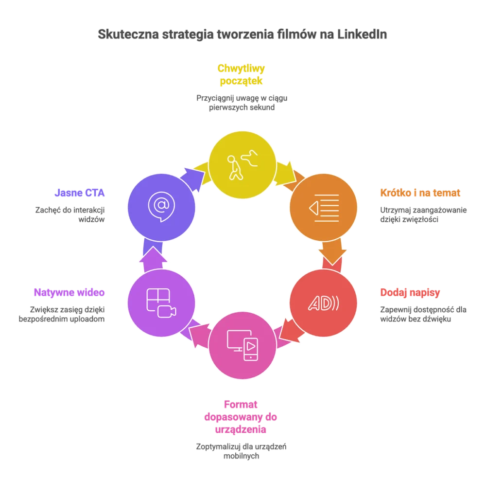 Skuteczna strategia tworzenia filmow na LinkedIn